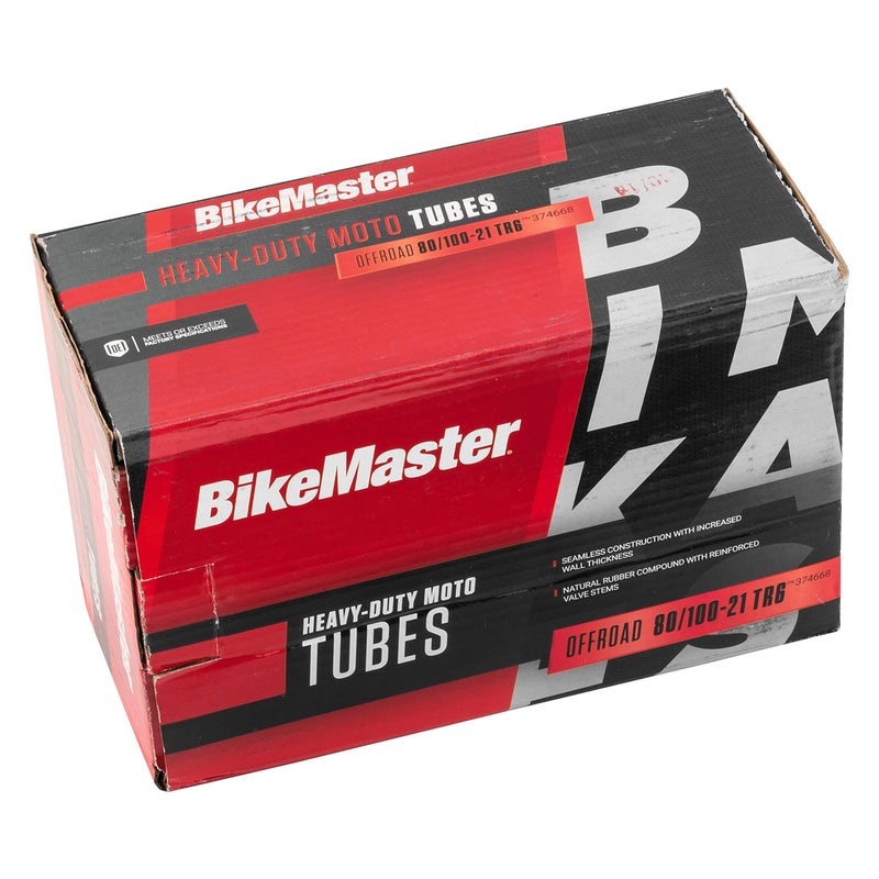 BikeMaster Heavy Duty Motorcycle Tire Tubes 80/100-21TR6 - Image 3